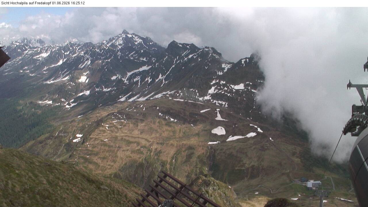 Archiv Foto Webcam Hochalpila Bahn in der Silvretta Montafon