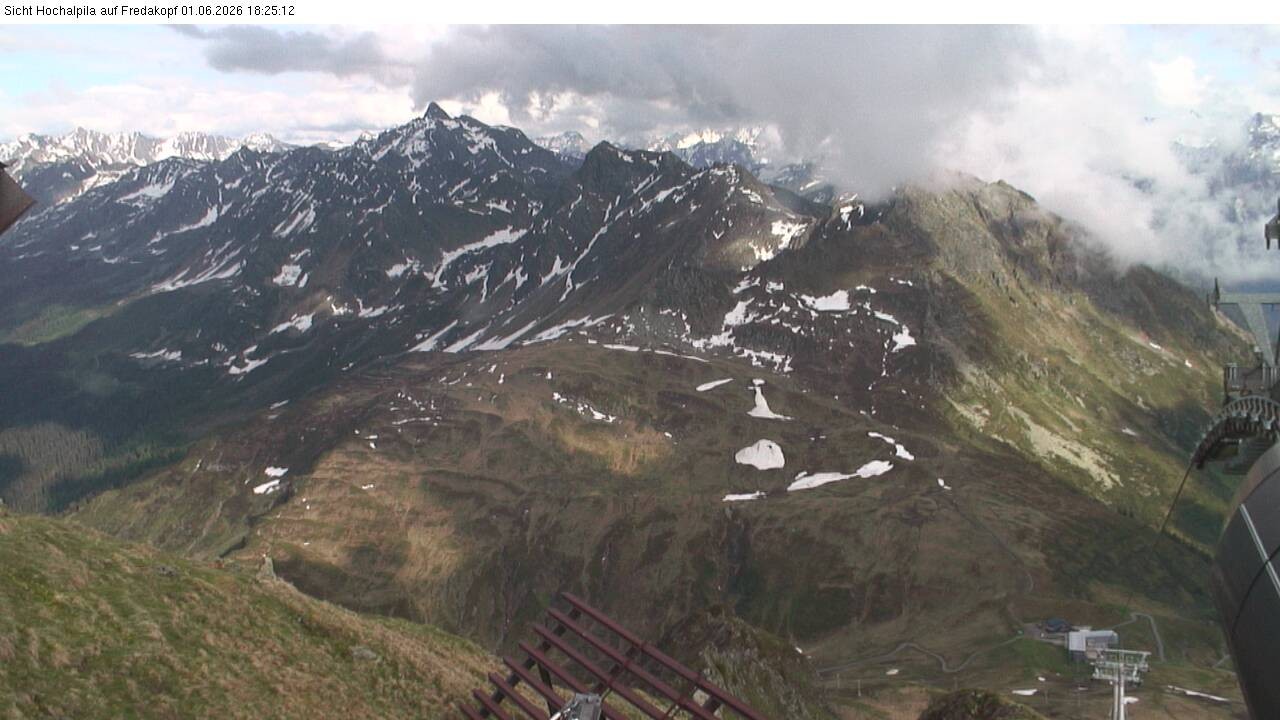 Archiv Foto Webcam Hochalpila Bahn in der Silvretta Montafon