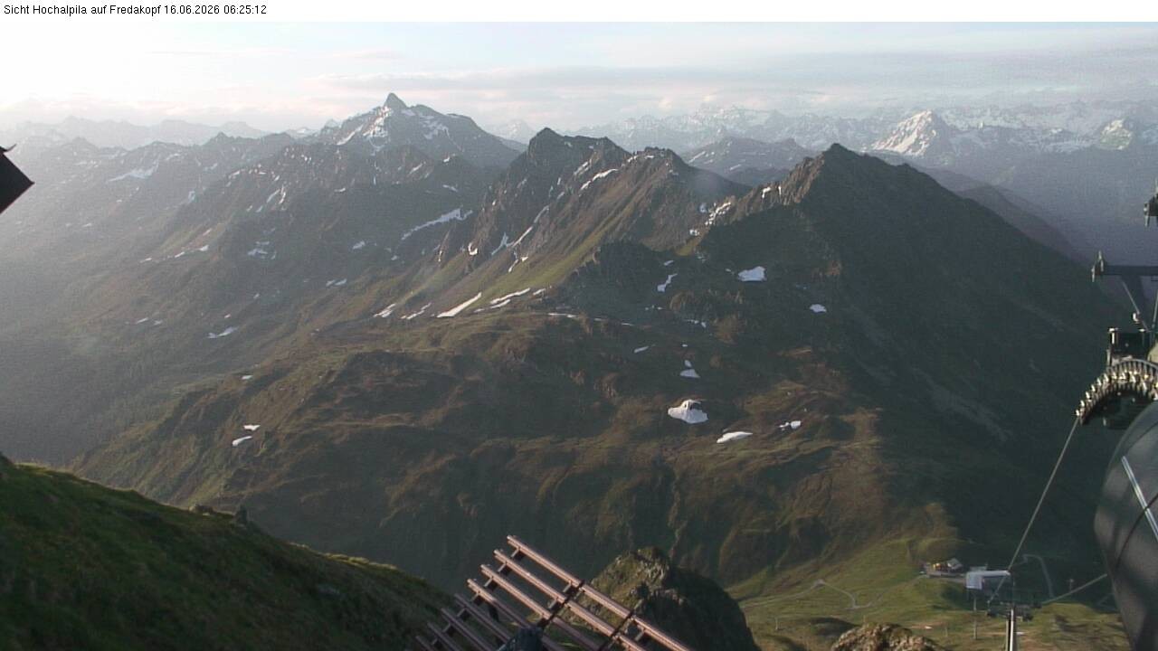 Archiv Foto Webcam Hochalpila Bahn in der Silvretta Montafon