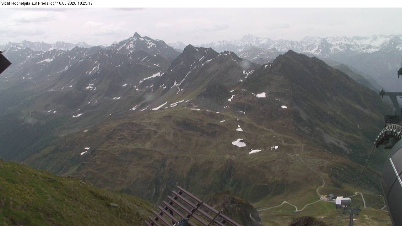 Archiv Foto Webcam Hochalpila Bahn in der Silvretta Montafon