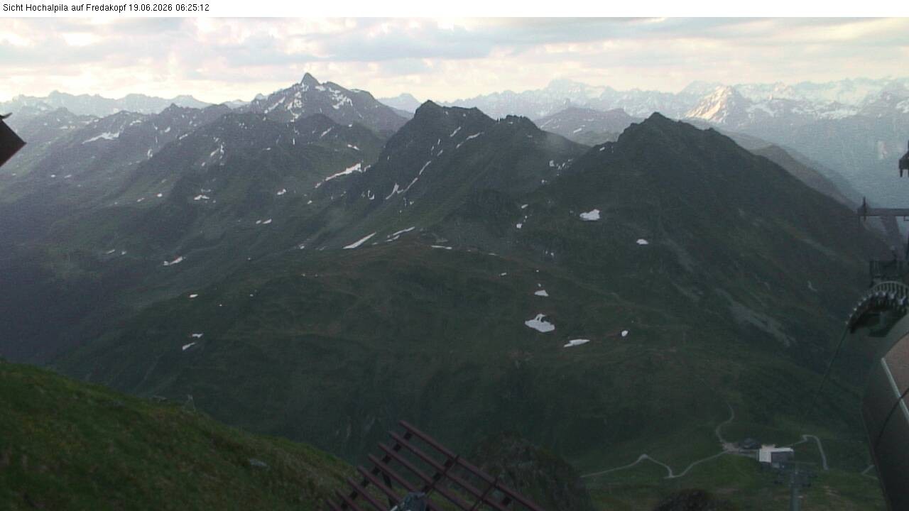 Archiv Foto Webcam Hochalpila Bahn in der Silvretta Montafon