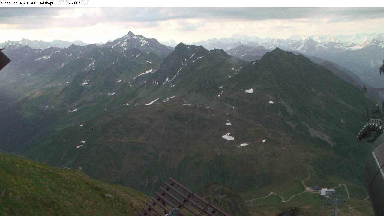 Archiv Foto Webcam Hochalpila Bahn in der Silvretta Montafon