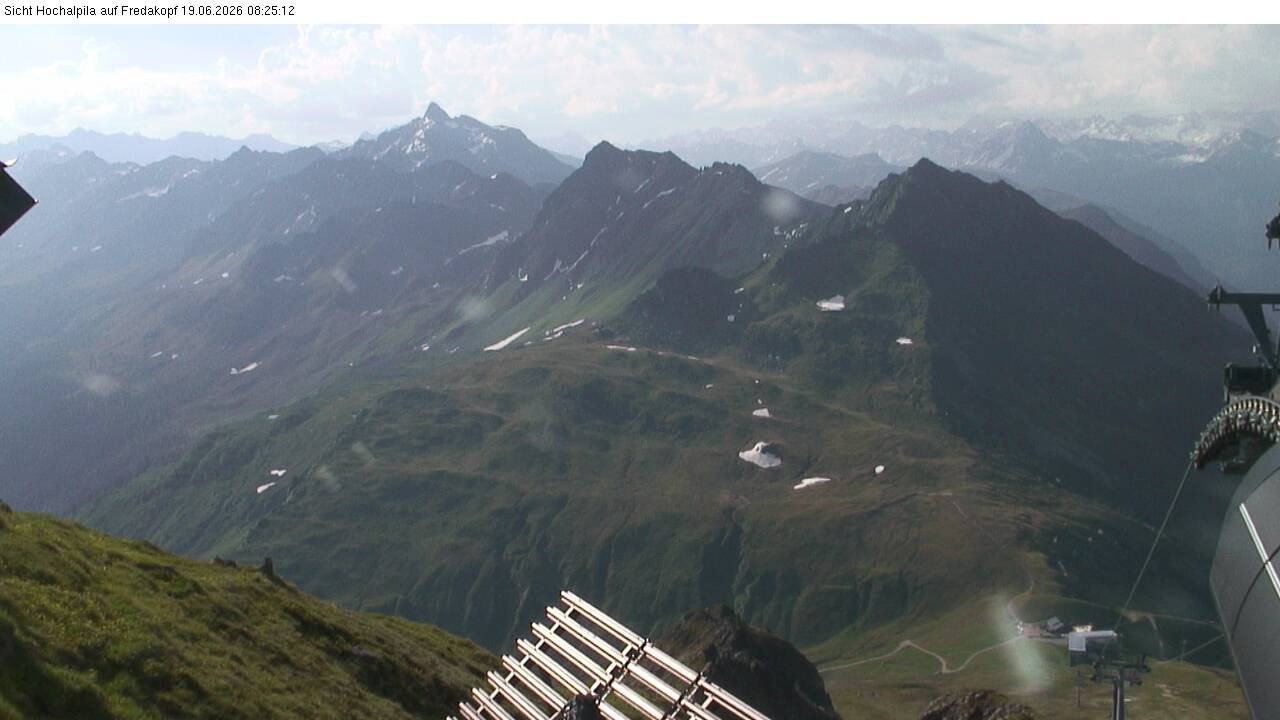 Archiv Foto Webcam Hochalpila Bahn in der Silvretta Montafon