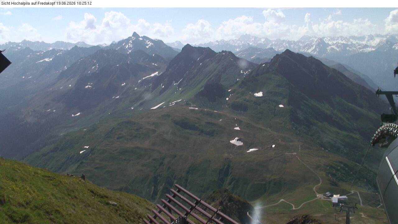 Archiv Foto Webcam Hochalpila Bahn in der Silvretta Montafon