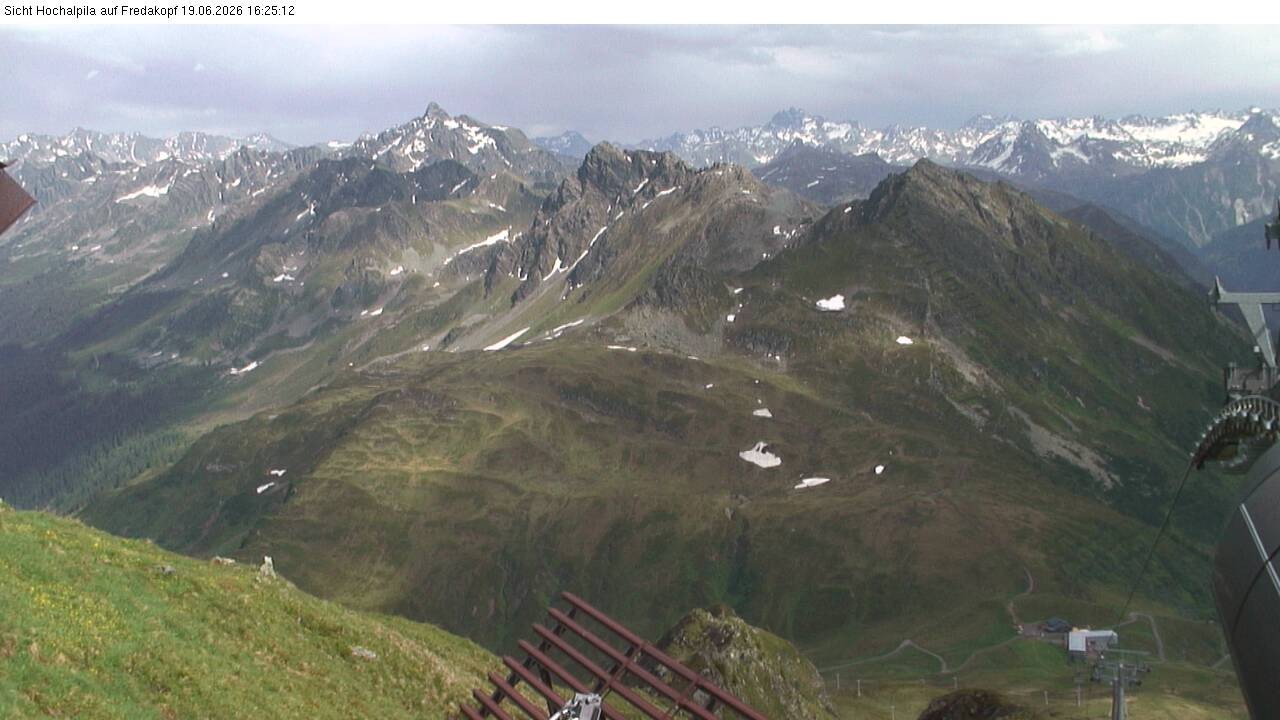 Archiv Foto Webcam Hochalpila Bahn in der Silvretta Montafon