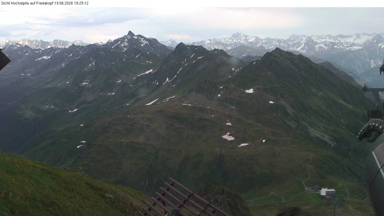 Archiv Foto Webcam Hochalpila Bahn in der Silvretta Montafon