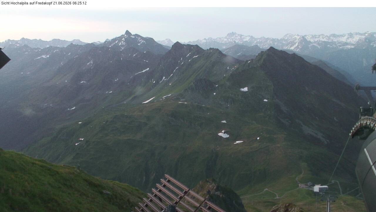 Archiv Foto Webcam Hochalpila Bahn in der Silvretta Montafon