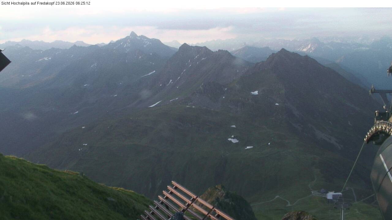 Archiv Foto Webcam Hochalpila Bahn in der Silvretta Montafon