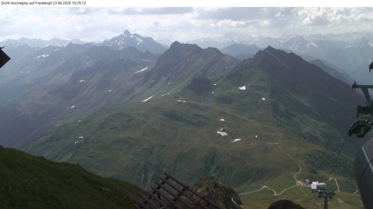 Archiv Foto Webcam Hochalpila Bahn in der Silvretta Montafon