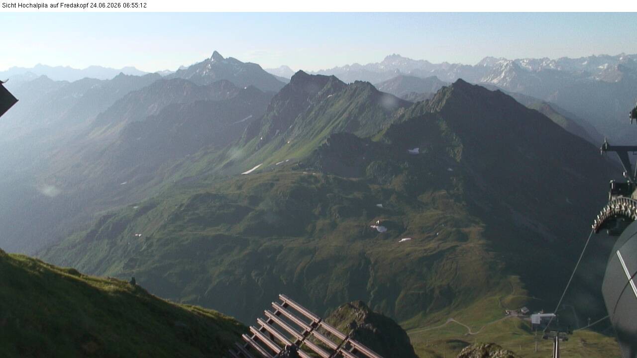 Archiv Foto Webcam Hochalpila Bahn in der Silvretta Montafon