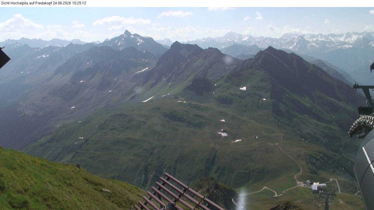 Archiv Foto Webcam Hochalpila Bahn in der Silvretta Montafon
