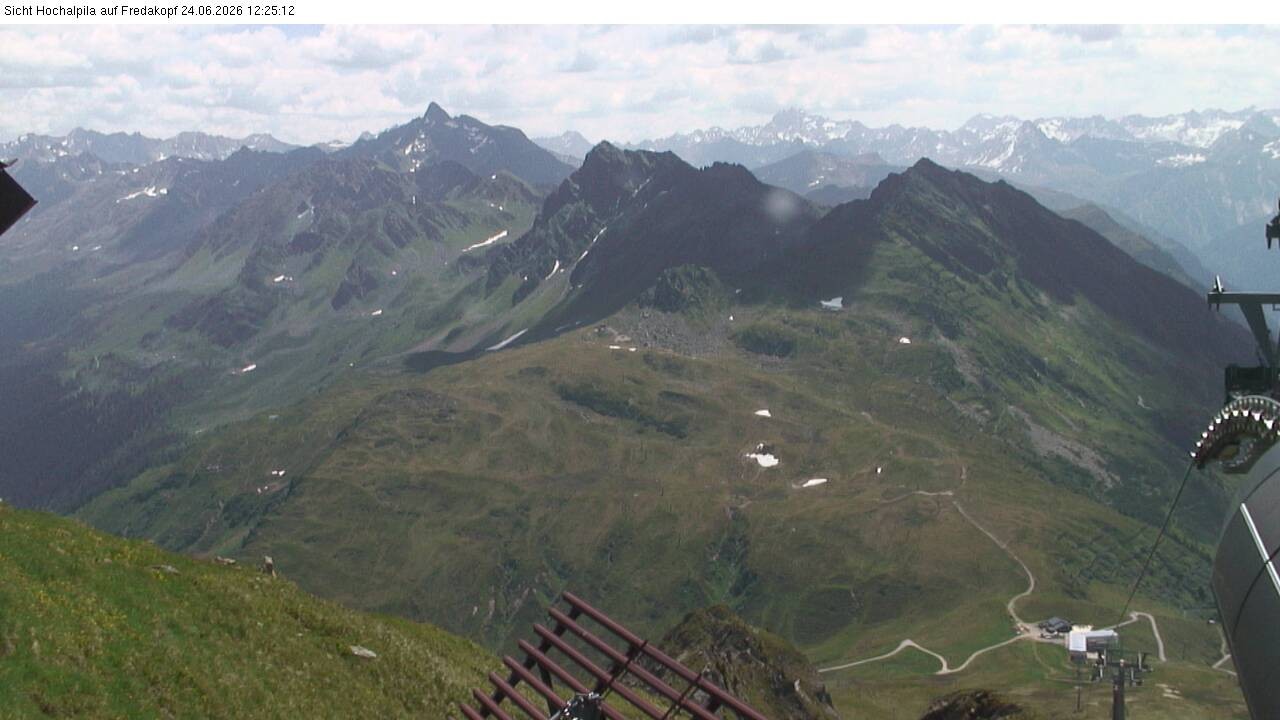 Archiv Foto Webcam Hochalpila Bahn in der Silvretta Montafon