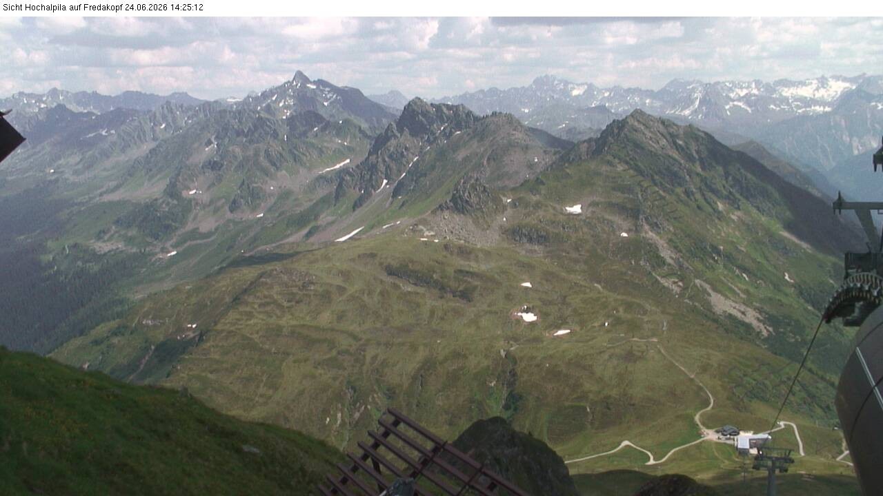 Archiv Foto Webcam Hochalpila Bahn in der Silvretta Montafon