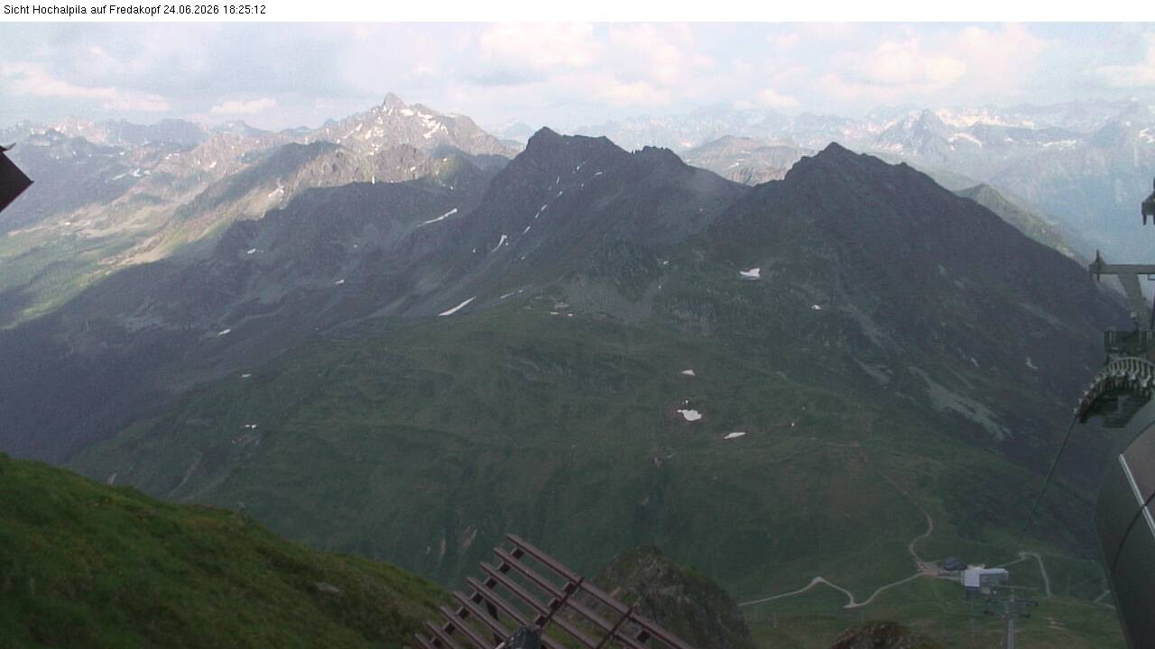 Archiv Foto Webcam Hochalpila Bahn in der Silvretta Montafon