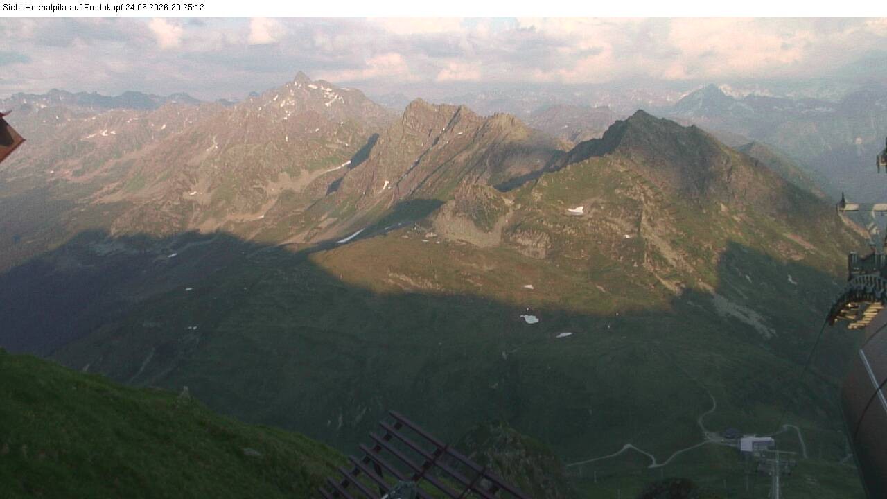Archiv Foto Webcam Hochalpila Bahn in der Silvretta Montafon