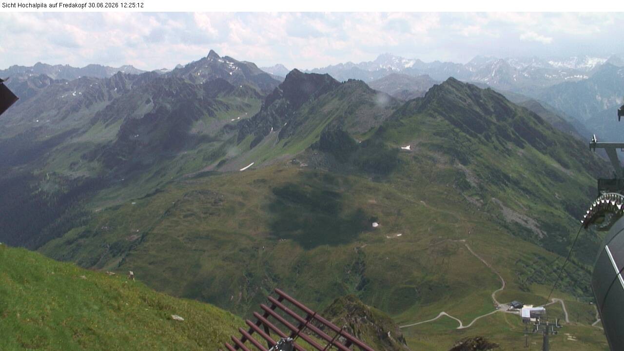 Archiv Foto Webcam Hochalpila Bahn in der Silvretta Montafon