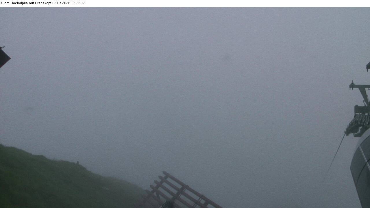 Archiv Foto Webcam Hochalpila Bahn in der Silvretta Montafon
