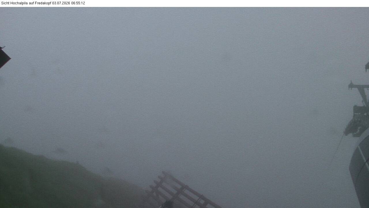 Archiv Foto Webcam Hochalpila Bahn in der Silvretta Montafon