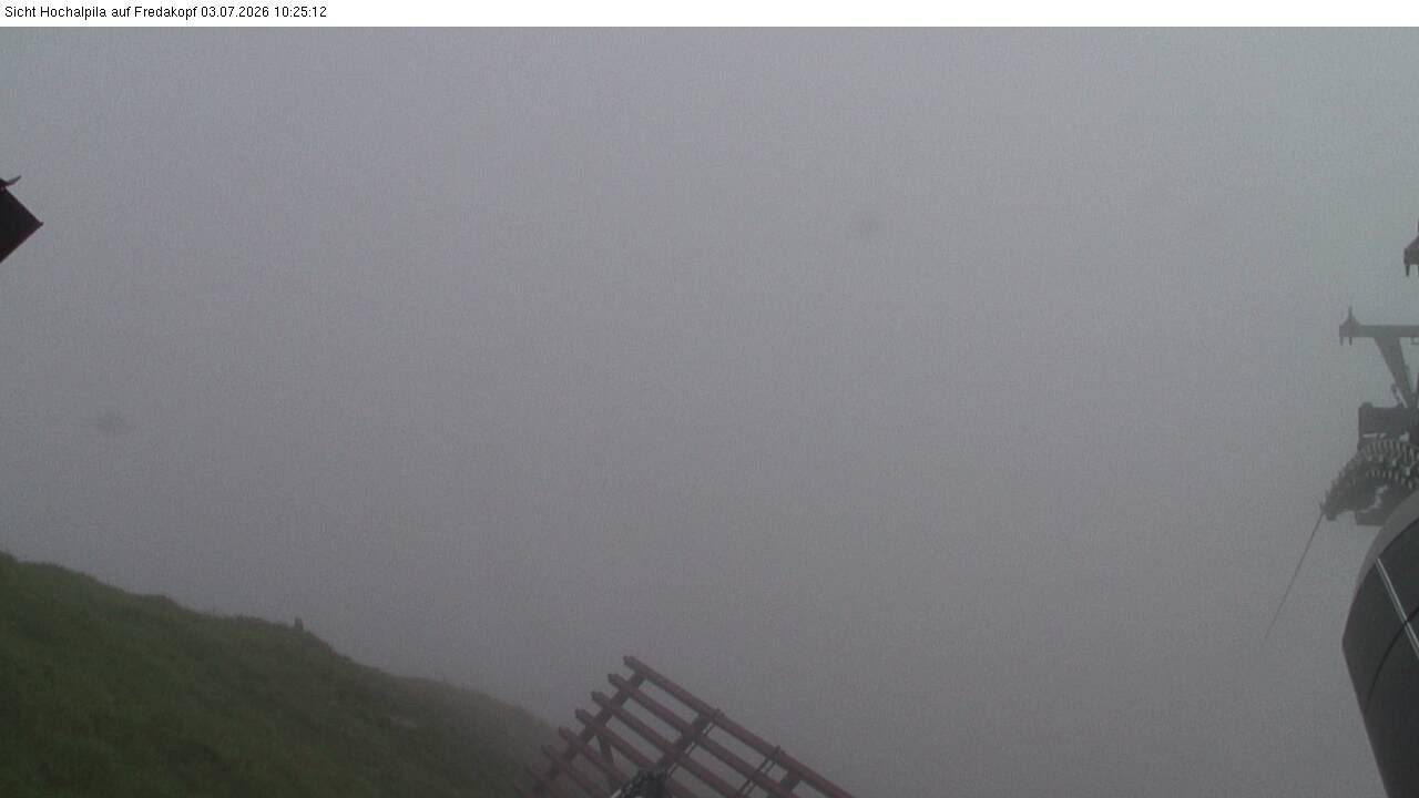 Archiv Foto Webcam Hochalpila Bahn in der Silvretta Montafon
