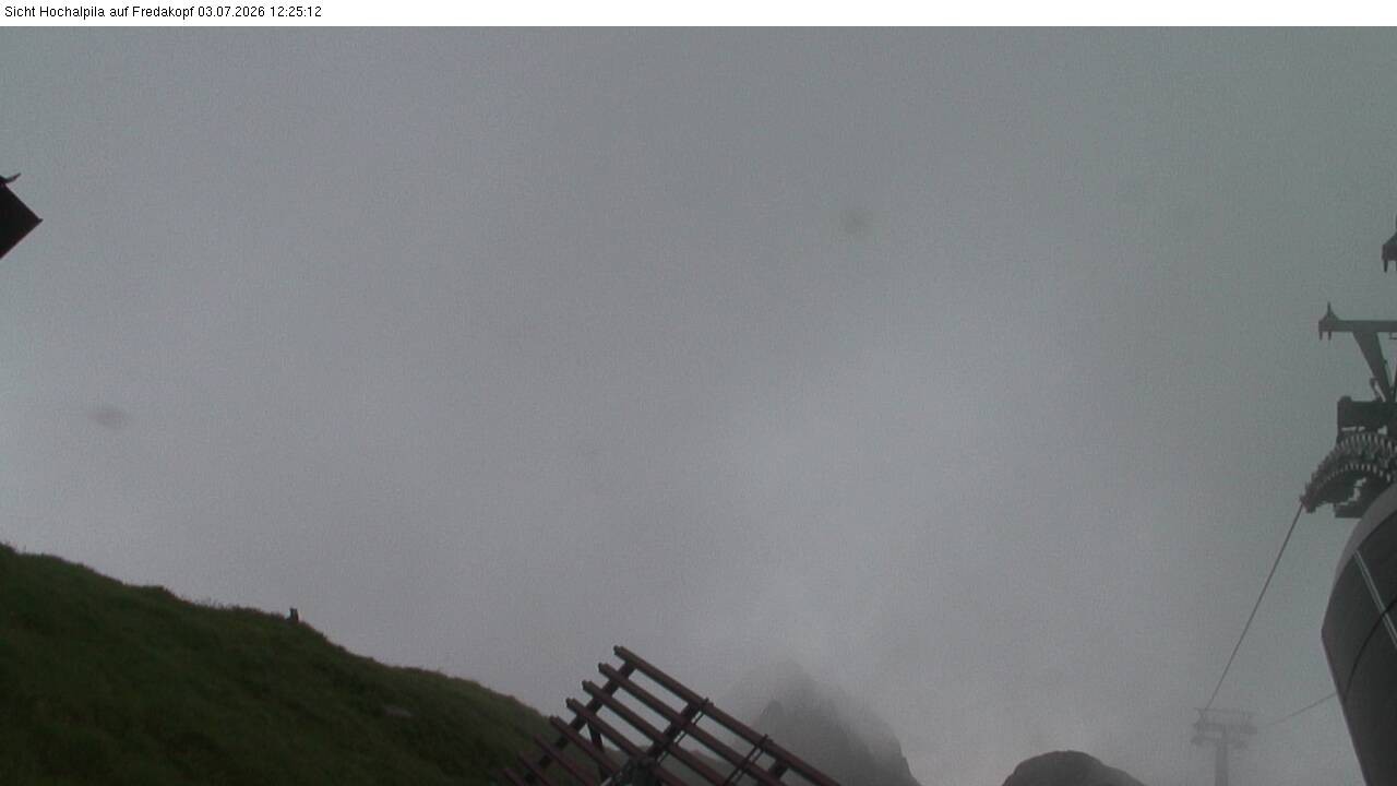 Archiv Foto Webcam Hochalpila Bahn in der Silvretta Montafon