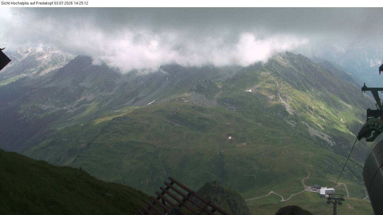 Archiv Foto Webcam Hochalpila Bahn in der Silvretta Montafon