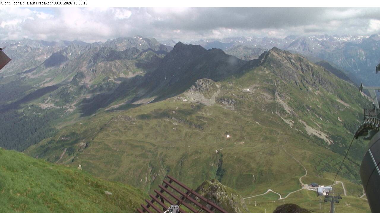 Archiv Foto Webcam Hochalpila Bahn in der Silvretta Montafon