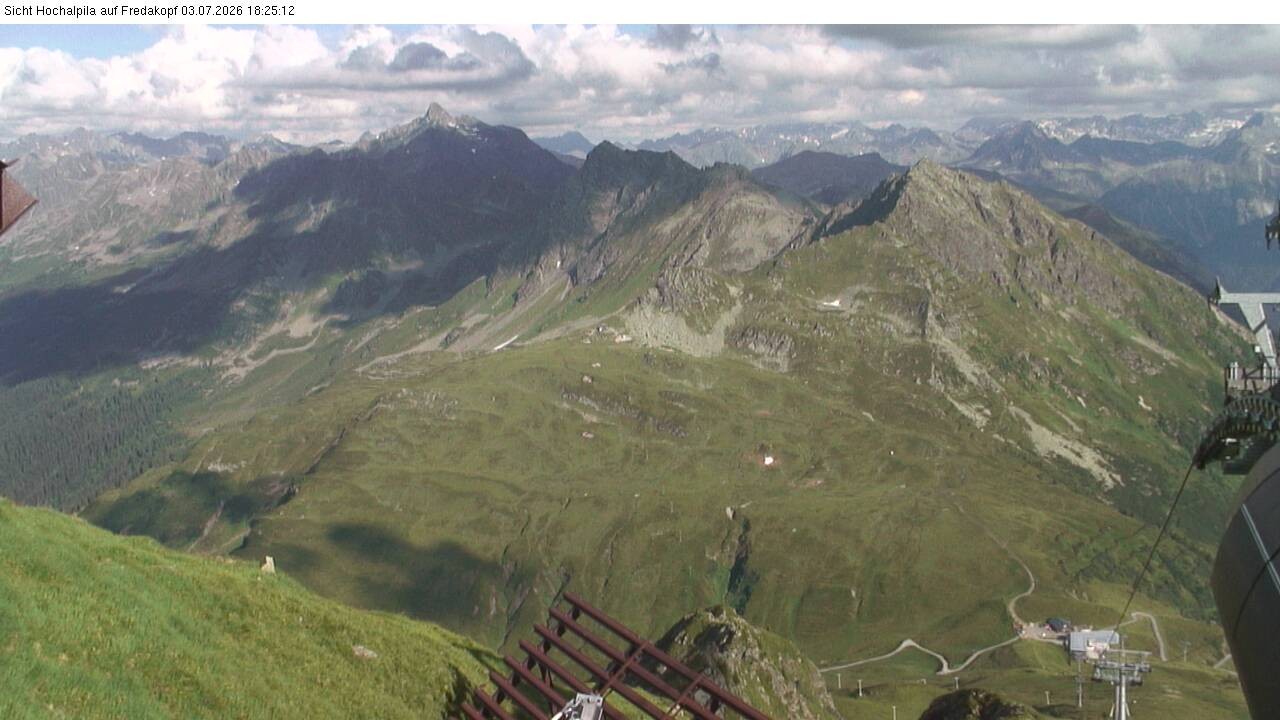 Archiv Foto Webcam Hochalpila Bahn in der Silvretta Montafon