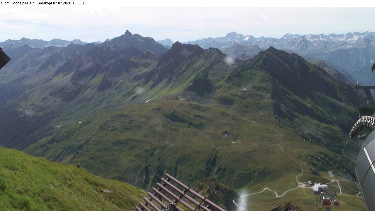 Archiv Foto Webcam Hochalpila Bahn in der Silvretta Montafon