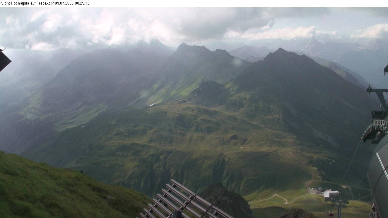 Archiv Foto Webcam Hochalpila Bahn in der Silvretta Montafon