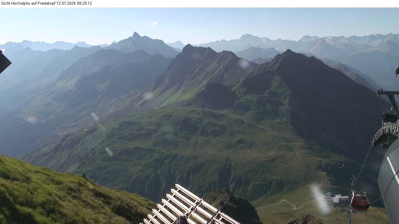 Archiv Foto Webcam Hochalpila Bahn in der Silvretta Montafon