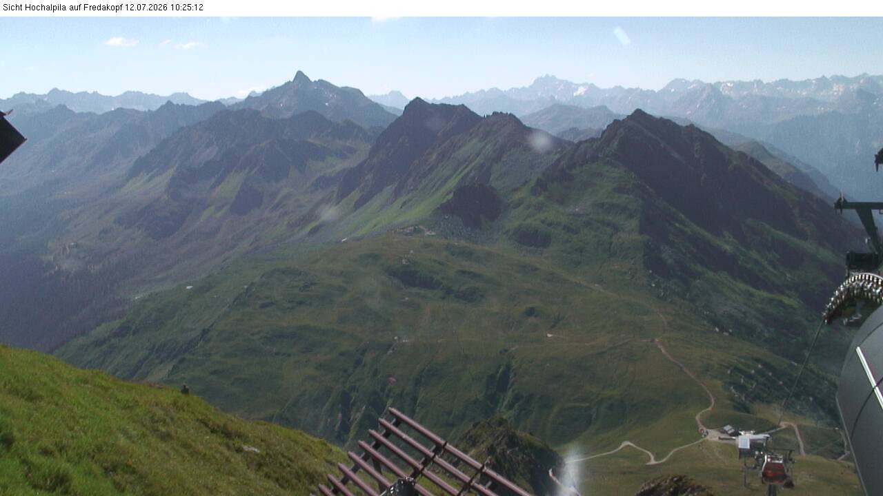 Archiv Foto Webcam Hochalpila Bahn in der Silvretta Montafon