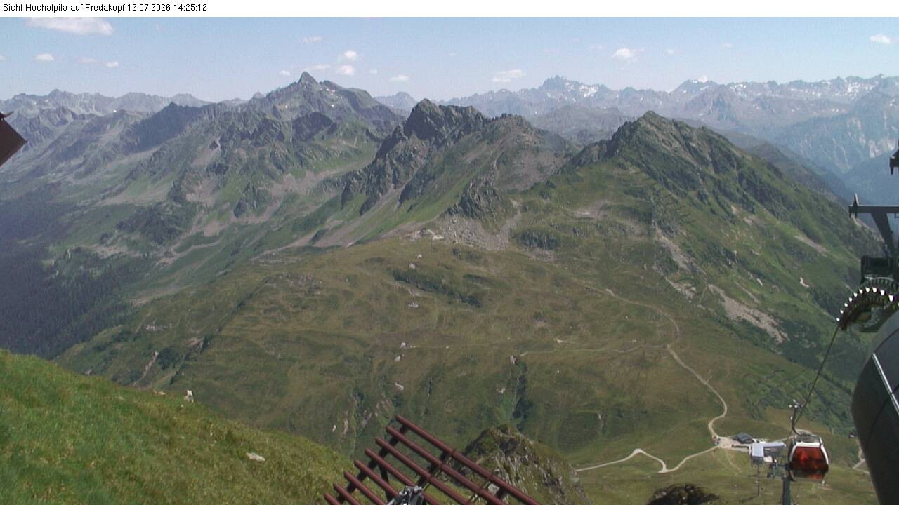 Archiv Foto Webcam Hochalpila Bahn in der Silvretta Montafon