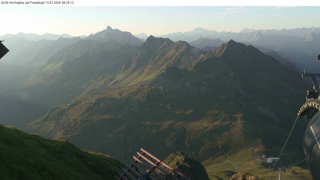 Archiv Foto Webcam Hochalpila Bahn in der Silvretta Montafon