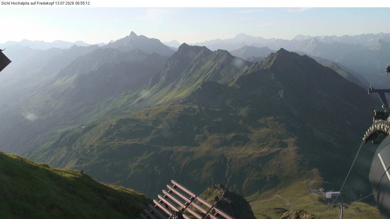 Archiv Foto Webcam Hochalpila Bahn in der Silvretta Montafon