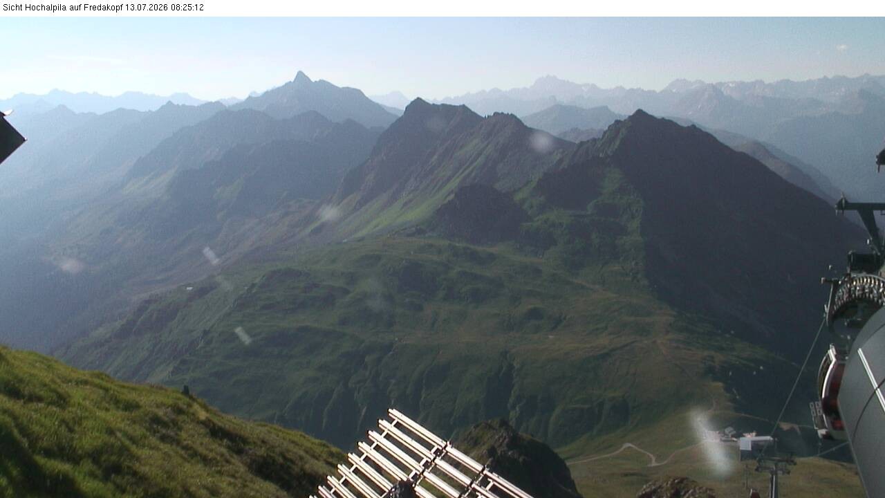 Archiv Foto Webcam Hochalpila Bahn in der Silvretta Montafon