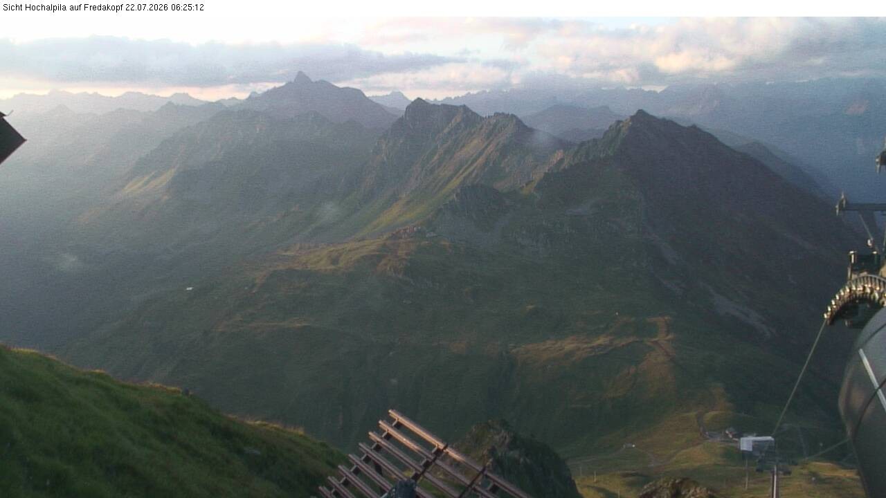 Archiv Foto Webcam Hochalpila Bahn in der Silvretta Montafon