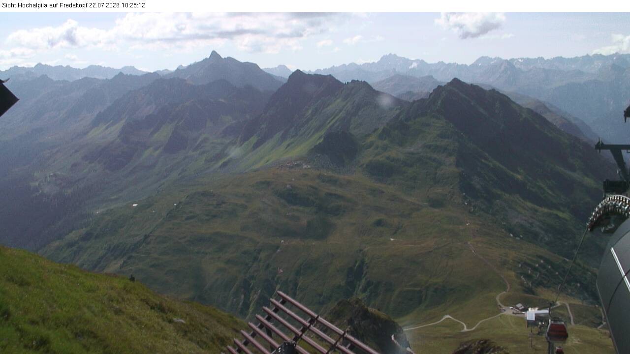 Archiv Foto Webcam Hochalpila Bahn in der Silvretta Montafon