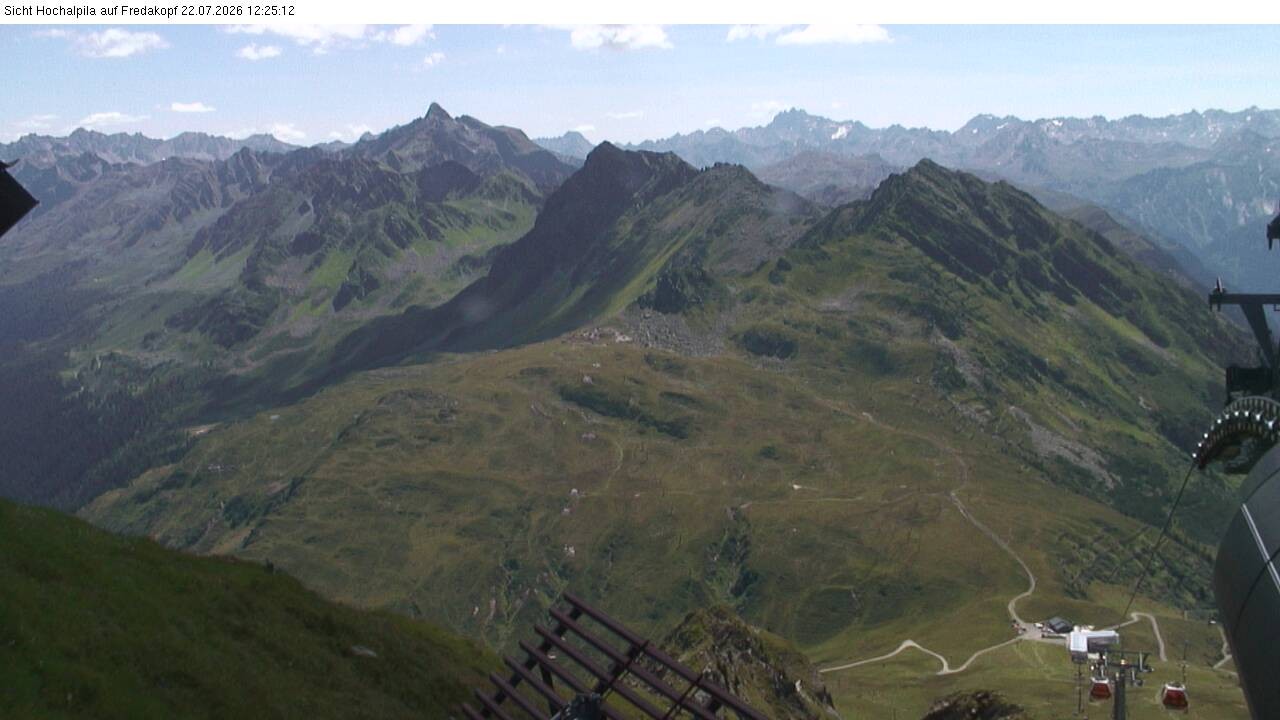 Archiv Foto Webcam Hochalpila Bahn in der Silvretta Montafon