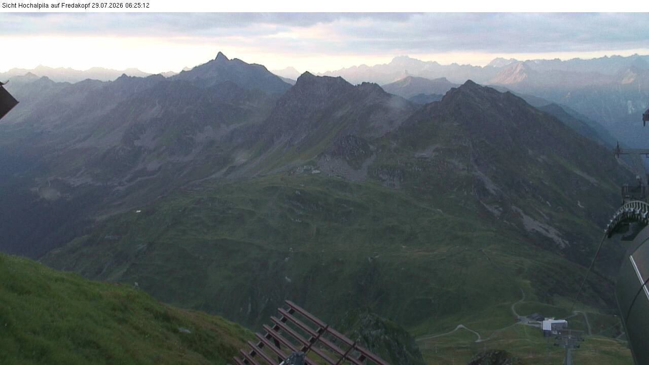 Archiv Foto Webcam Hochalpila Bahn in der Silvretta Montafon