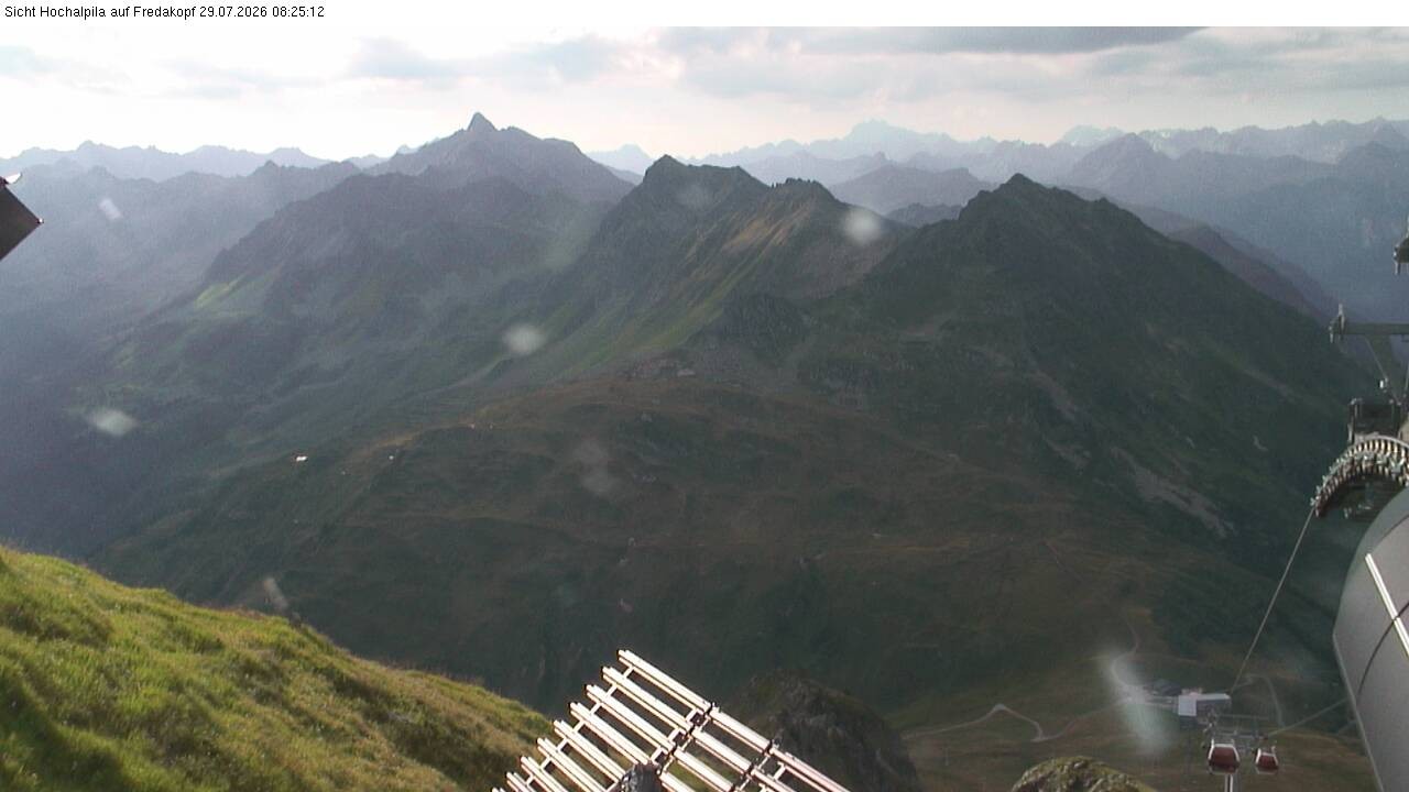 Archiv Foto Webcam Hochalpila Bahn in der Silvretta Montafon