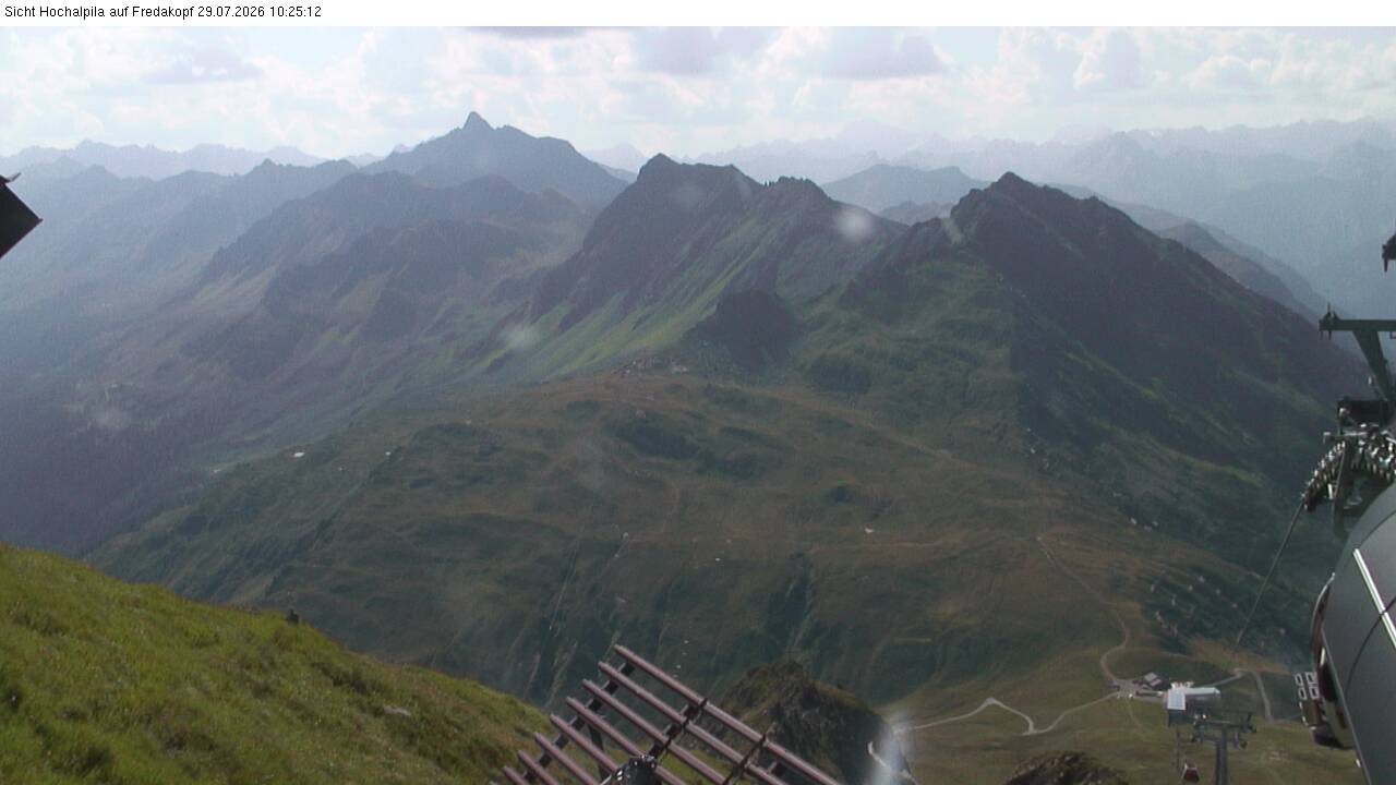 Archiv Foto Webcam Hochalpila Bahn in der Silvretta Montafon