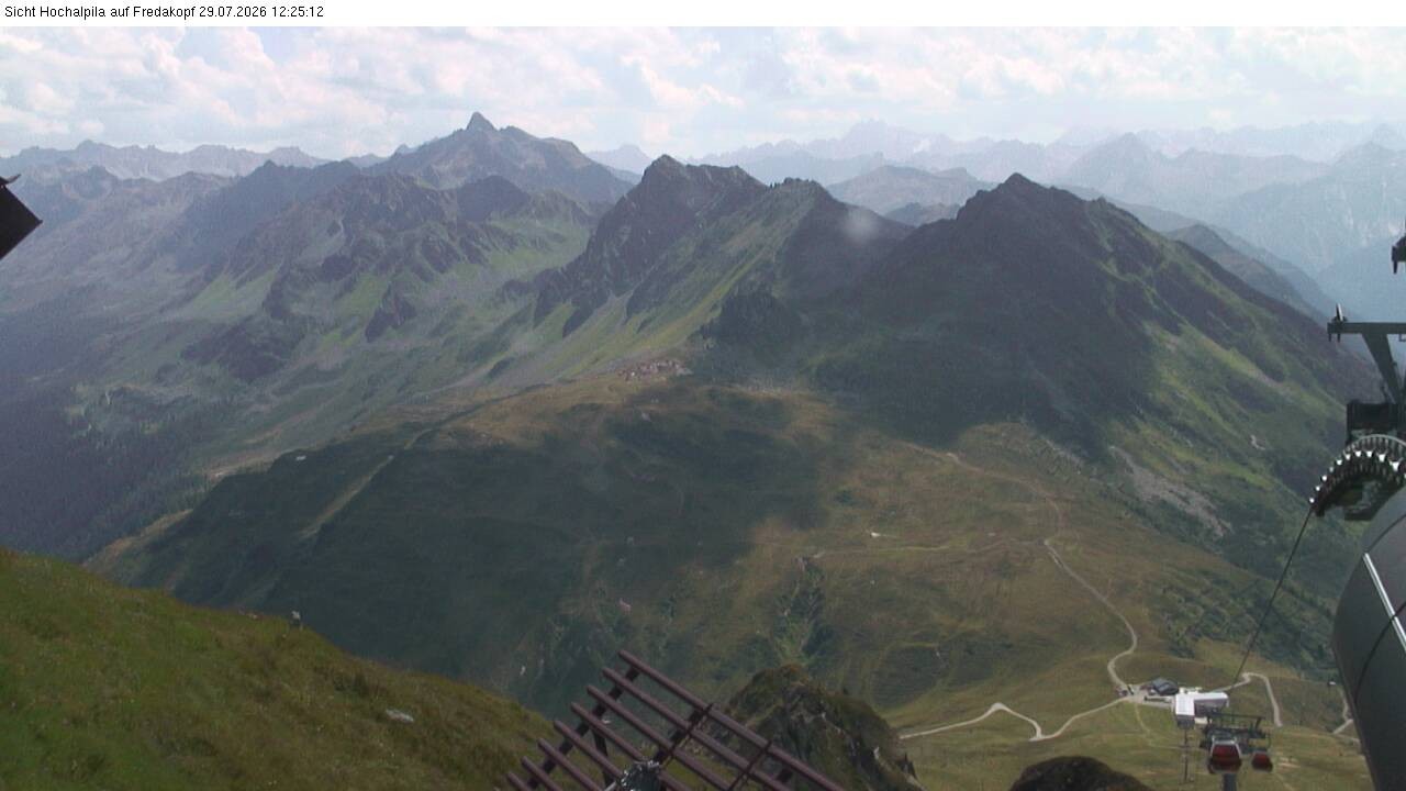 Archiv Foto Webcam Hochalpila Bahn in der Silvretta Montafon