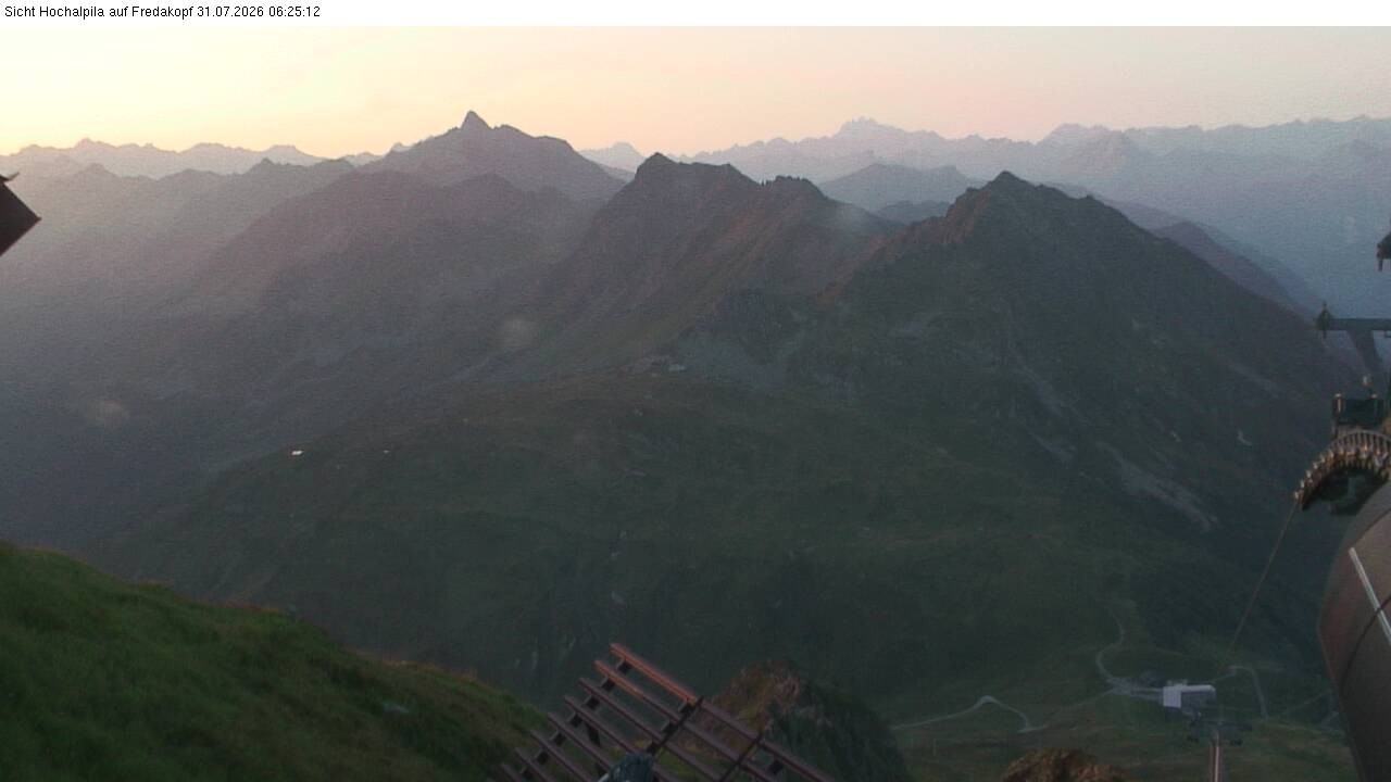 Archiv Foto Webcam Hochalpila Bahn in der Silvretta Montafon
