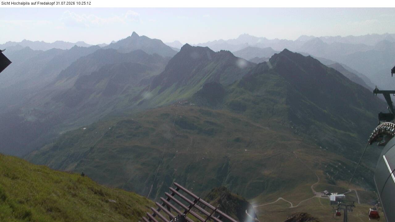 Archiv Foto Webcam Hochalpila Bahn in der Silvretta Montafon