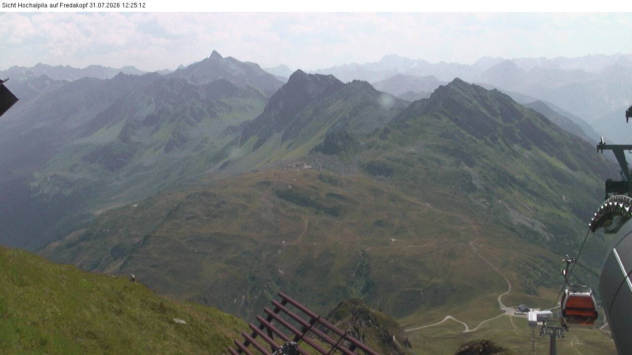 Archiv Foto Webcam Hochalpila Bahn in der Silvretta Montafon