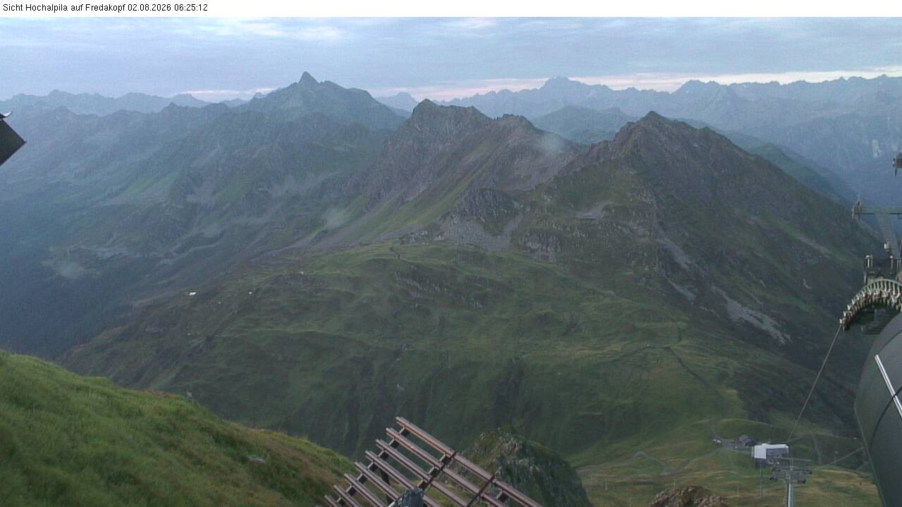 Archiv Foto Webcam Hochalpila Bahn in der Silvretta Montafon
