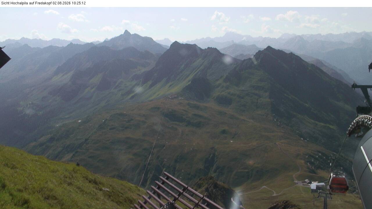 Archiv Foto Webcam Hochalpila Bahn in der Silvretta Montafon