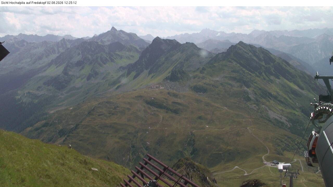 Archiv Foto Webcam Hochalpila Bahn in der Silvretta Montafon