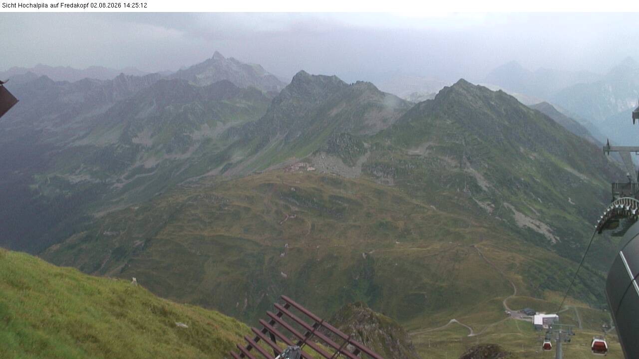 Archiv Foto Webcam Hochalpila Bahn in der Silvretta Montafon
