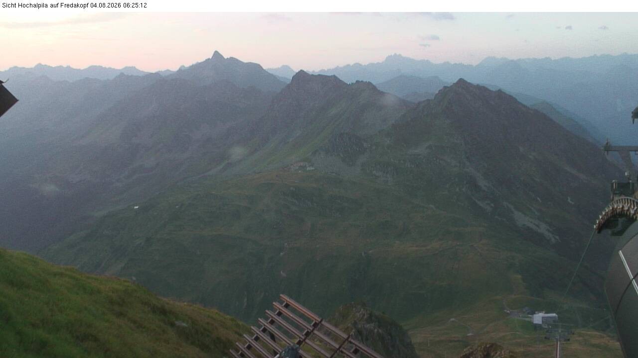 Archiv Foto Webcam Hochalpila Bahn in der Silvretta Montafon